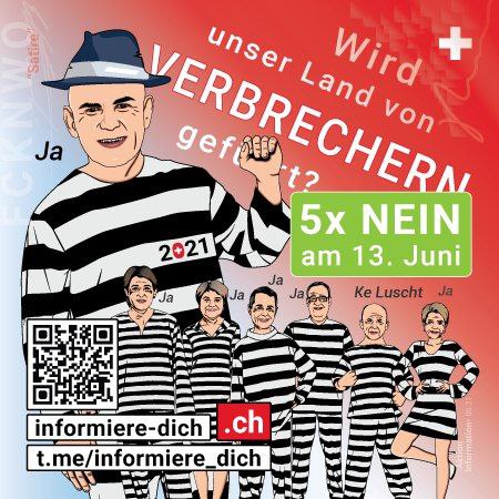 Verbrecher-Aufkleber von 2021
